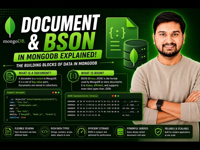 What is a Document in MongoDB? (Rows vs. Documents Explained) 📊 #mongodb #tutorial #learning #mera