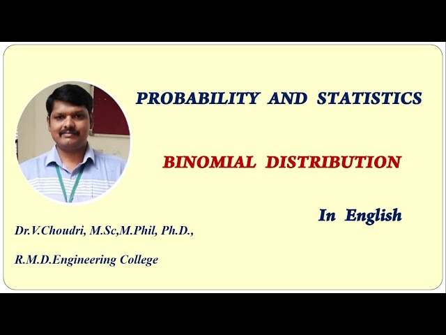 Binomial Distribution - Probability and Statistics in English