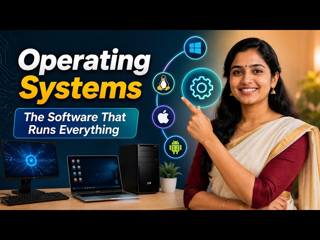 Operating Systems in Malayalam | Plus 2 | BCA | Bsc | Data Entry | DCA | LBS | C-DIT | Keltron