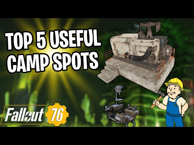 Top 5 Useful Camp Locations You NEED To Know About in Fallout 76🏕️