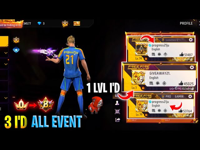 1 Lvl I'd Double Diamond Event 🤑 | Legendary Jersey In Football Royale 😨 