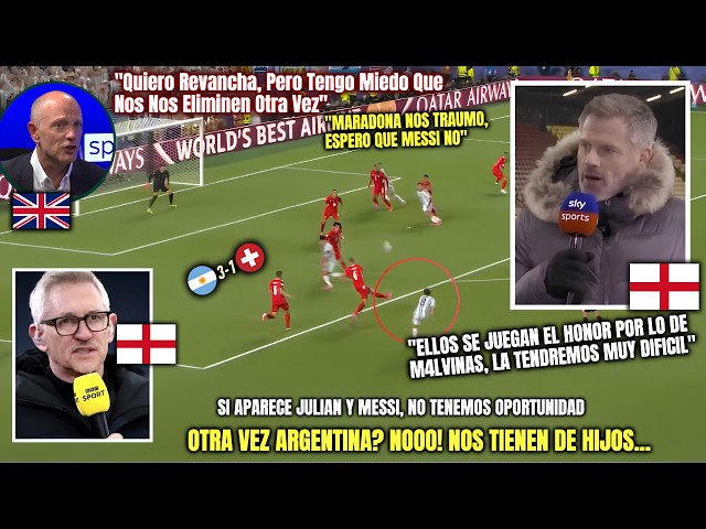 "SIGO CON TRAUMAS DEL 86" Periodistas ingleses analizan el duelo de semis contra Argentina