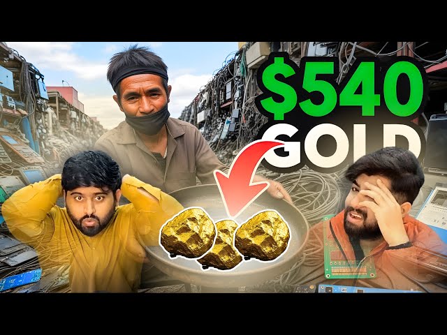 Make gold cpu computer. How to Recycle Old Computer parts recycling honest react!