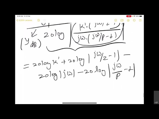CMOS Analog Integrated Circuits - Lecture 18: Bode Plot