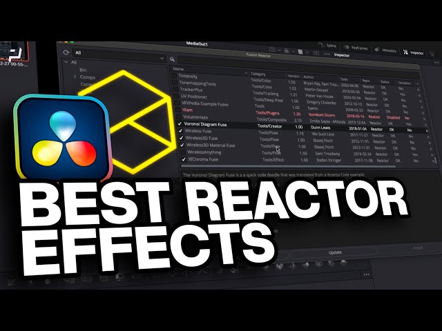 DaVinci Resolve | My Favorite Reactor Effects