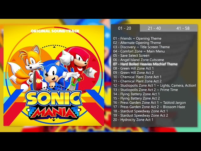 Sonic Mania - Original Soundtrack
