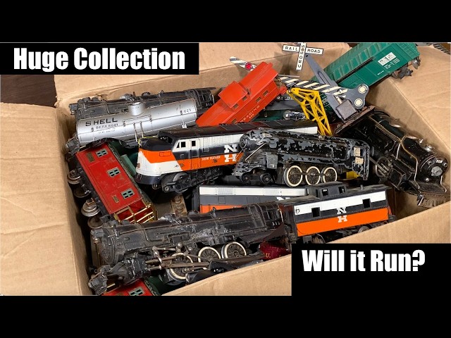 Huge 1950s Model Train Collection - Will it Run After 50 Years?