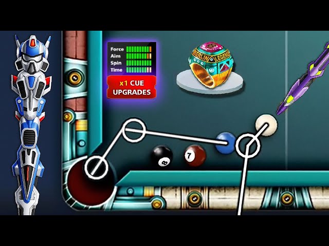 8 Ball Pool 136 Win = 62 Ring Berlin 🤯 Armored Unit Cue Set
