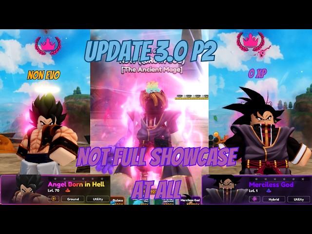 UPDATE 3.0 PT2 NEW GOKU BLACK AND GOGETA UNIT | UTDX | NOT FULL SHOWCASE!
