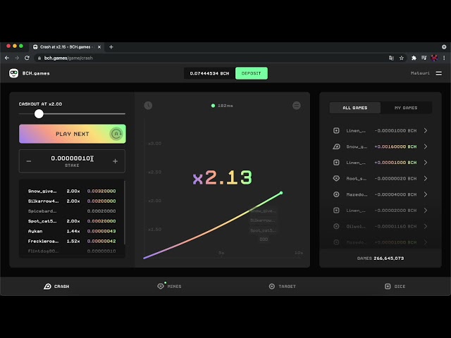 WINNING HUGE IN HERE | GET MONEY DAILY | BCH.GAMES