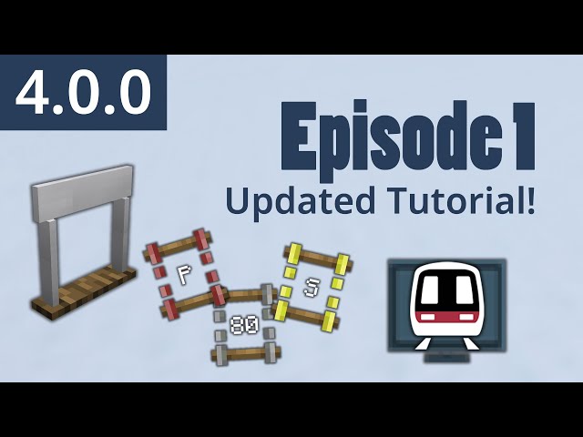 [Updated for 4.0.0] Getting Started - Minecraft Transit Railway 4.0.0 Tutorials Episode 1