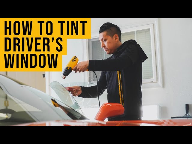 WINDOW TINTING: HOW TO TINT DRIVER'S WINDOW (BEGINNER)