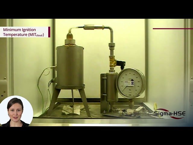 Minimum Ignition Temperature (MIT) Cloud Test #combustibledust