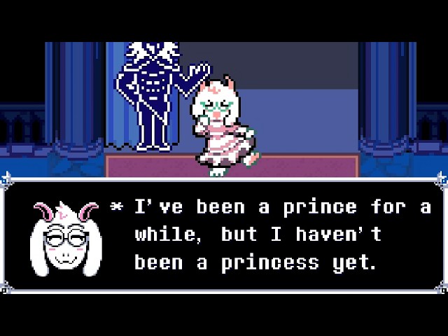 DELTARUNE Chapter 5 - Princess Ralsei Scene