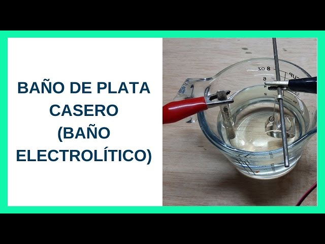 BAÑO DE PLATA casero (baño electrolítico) 💍
