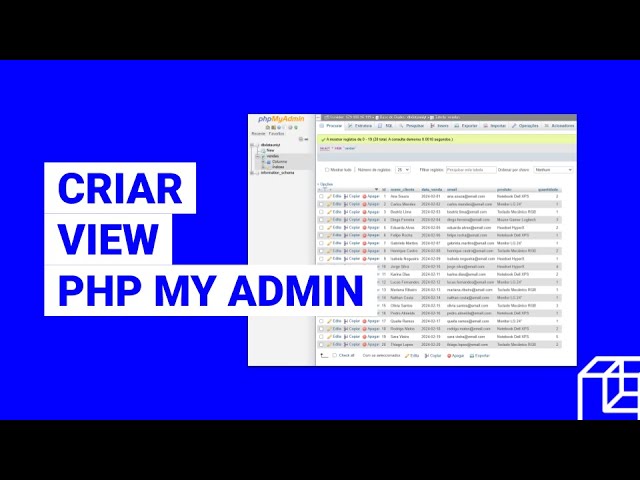O que é uma View? Como criar uma View no PhpMyAdmin