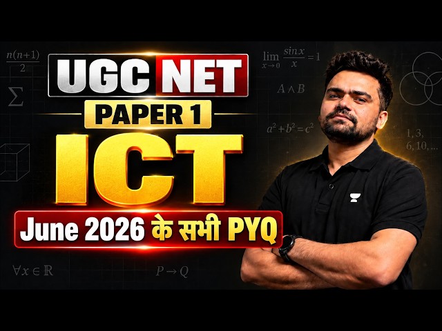 UGC NET Paper 1 ICT | Paper 1 June 2026 Complete PYQs | UGC NET Paper 1 | Abhishek sir