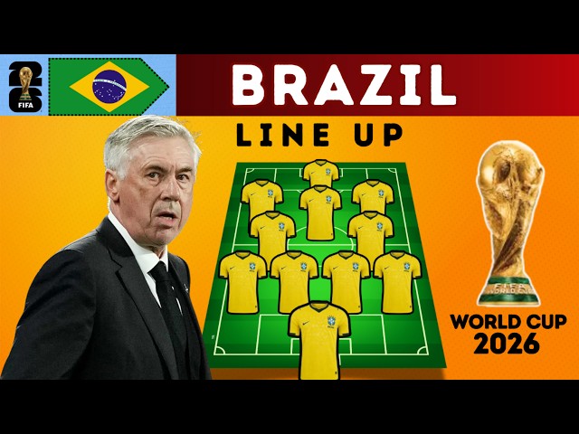 Brazil Possible Line Up Starting XI For Fifa World Cup 2026 | Brazil’s Line Up Predictions