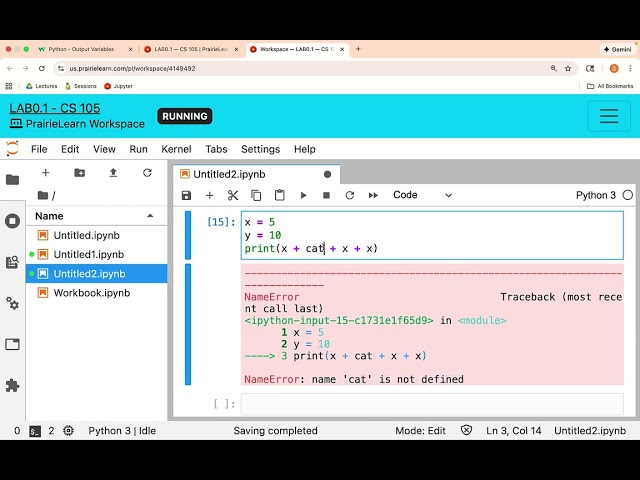 Print statements in Python (CS105 at UIUC)