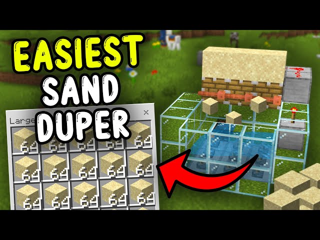 NEW EASIEST SAND Duper Minecraft Bedrock 1.21+!