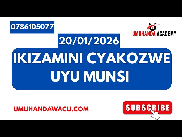 🚨AMATEGEKO Y'UMUHANDA .🚔IBIBAZO N'IBISUBIZO BY'IKIZAMINI CYA PROVISOIRE CYAKOZWE UYU MUNSI.