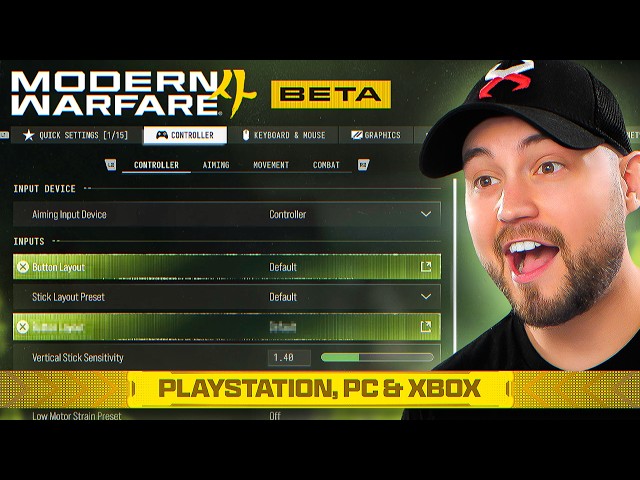 *NEW* BEST MODERN WARFARE 4 SETTINGS for BETA! (Best PS5, PC & XBOX Graphics & Audio in MW4)