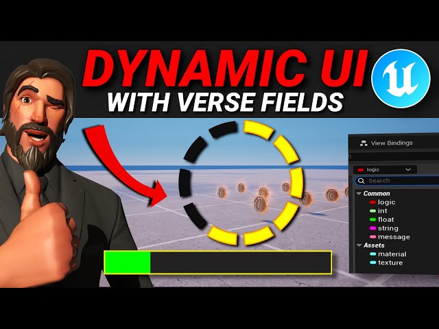 Creating DYNAMIC UI with Verse Fields in Fortnite Creative/UEFN! (Full Tutorial)