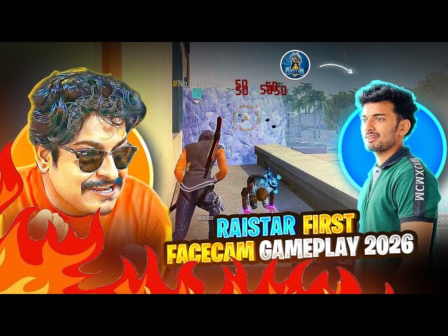 RAISTAR IS BACK 2026 😍 RAISTAR FIRST FACECAM GAMEPLAY GYANGAMING & RAHUL OP REACTION ON LIVE STREAM