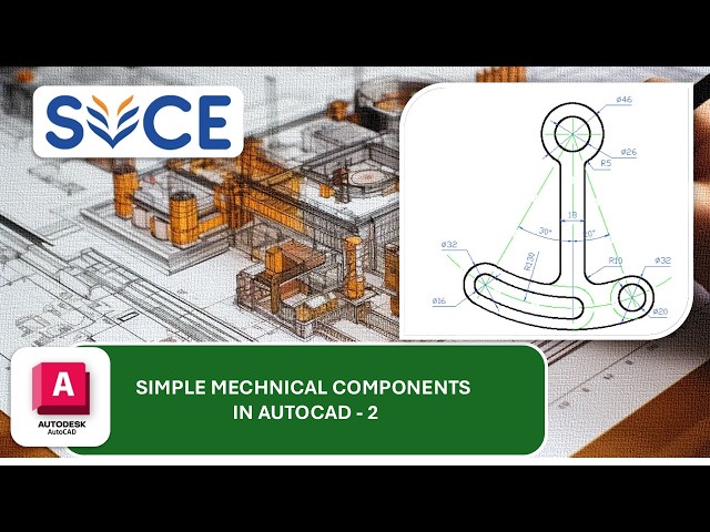 AutoCAD 2D Mechanical Drawing Exercise: Step-by-Step Guide for Beginners