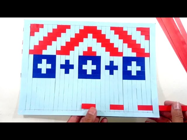 Turn Simple Paper Strips Into This! | Easy Paper Weaving DIY Craft Tutorial