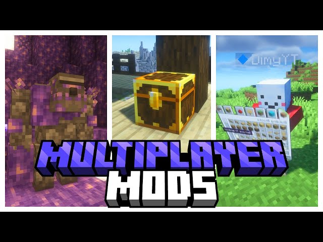 The TOP 10 MULTIPLAYER Mods for MINECRAFT!
