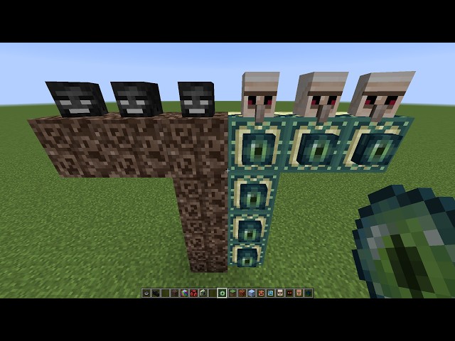 what if you create a Spiral Wither Ender Golem in MINECRAFT