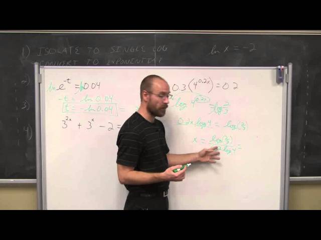 College Algebra Section 6.6 Exponential and Logarithmic Equations