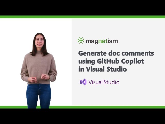 Generates doc comments in Visual Studio using GitHub Copilot