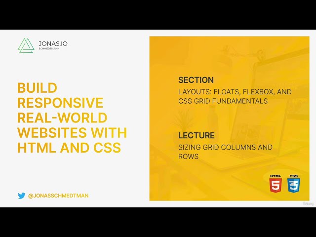 061 Sizing Grid Columns and Rows of html css #html #css #htmlcssjavascript  #pograming