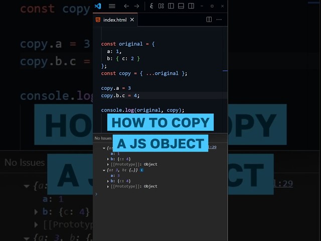 How to Copy an Object in JavaScript