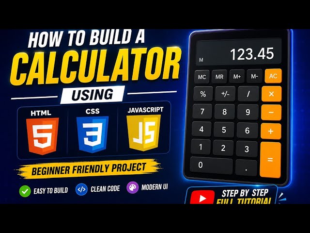 I build a project which is a calculator I used these languages in it: HTML CSS JavaScript#calculator