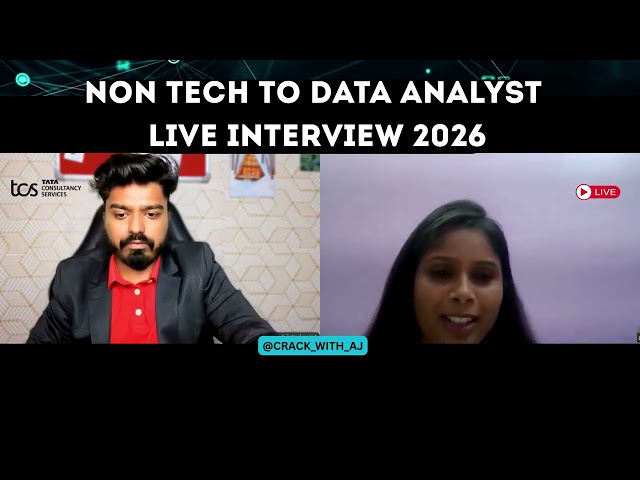 Data Analyst Live Interview | SQL |Power BI | Advance Excel | Python -2026