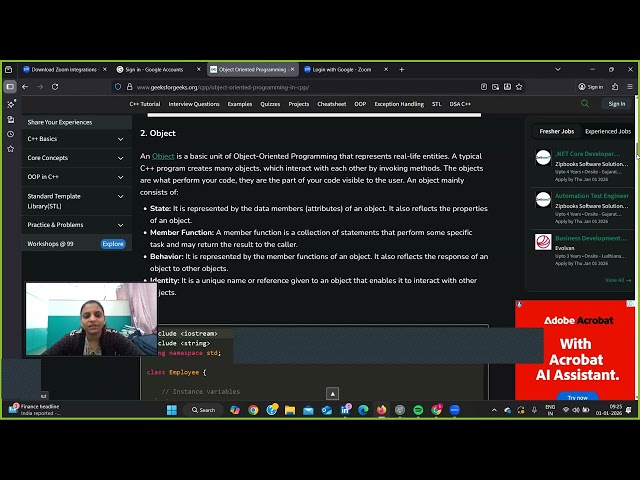 Class , concept or four pillers of oop by B S Zambare