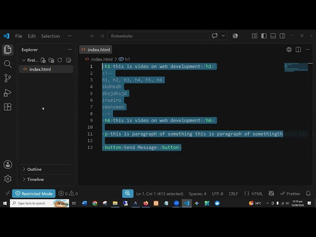 HTML CSS Basics