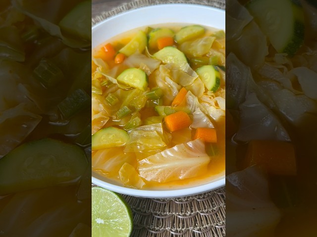 Sopa Detox - Sopa Milagrosa - Sopa de verduras - #detox #saludable#comidamexicana