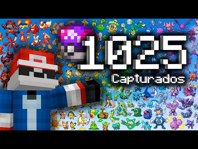 I CATCHED ALL THE POKÉMON in Minecraft Cobblemon | Completing the Pokédex #1