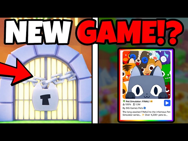 Big Games Just CONFIRMED a *NEW PET SIMULATOR GAME* (RELEASING SOON)