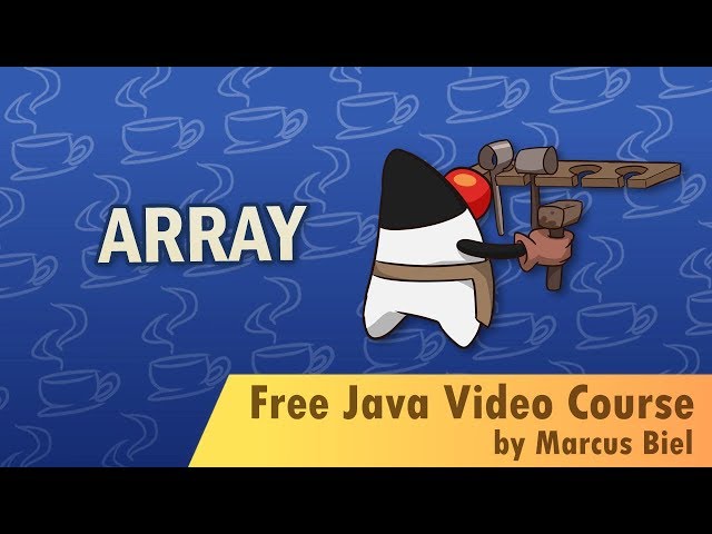 Java for Beginners 10 -  arrays and enums