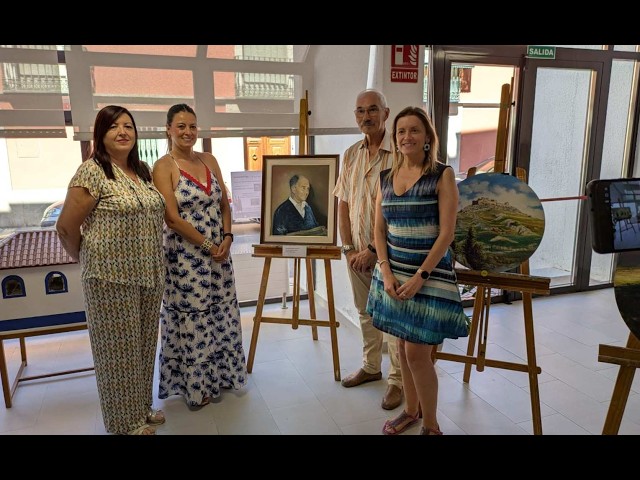 The Bonilla Senior Center hosts the oil painting exhibition by Alfonso García Fernández.