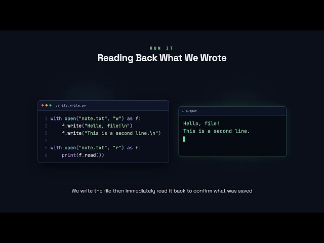 Writing Files - Python for Beginners
