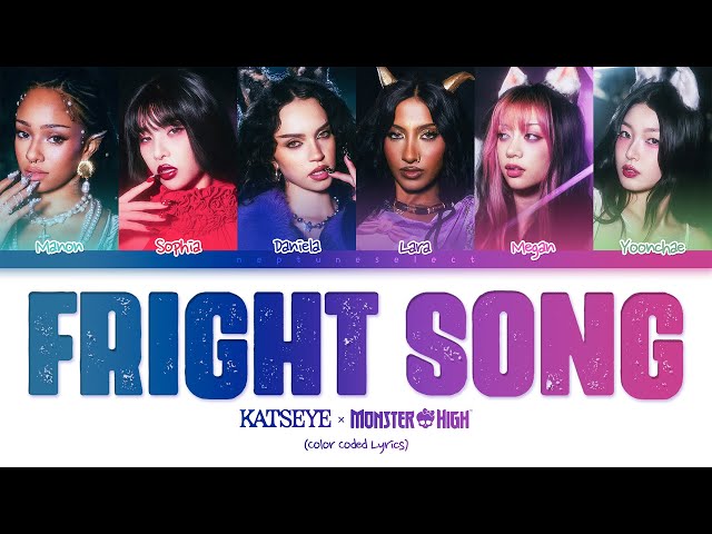 KATSEYE 'Monster High Fright Song' Color Coded Lyrics