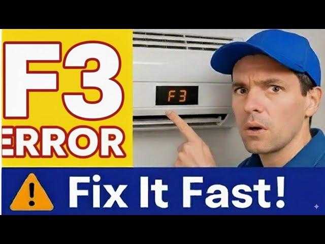 AC Error Code F3 Explained: Troubleshooting, Causes, and Fixing Air Conditioner Problems