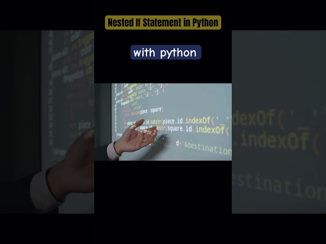 Part18 nested if statement in python #python #119