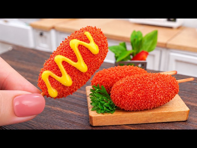 🧀 How To Make Miniature Crispy Fried Cheese Sticks With Cheetos 🧀